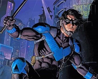 Nightwing Hero diamond painting