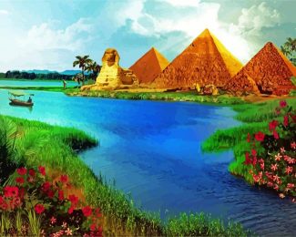 Nile River Egypt diamond painting