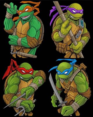 Ninja Turtles Diamond Painting