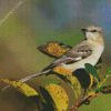 Northern Mockingbird On Plants diamond painting