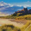 Northumberland bamburgh castle diamond painting