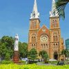 Notre Dame Cathedral Of Saigon Vietnam diamond painting