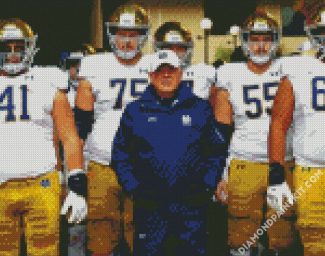 Notre Dame Fighting Irish Players diamond painting