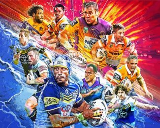 Nrl Players Art diamond painting