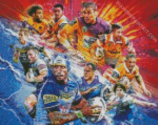 Nrl Players Art diamond painting