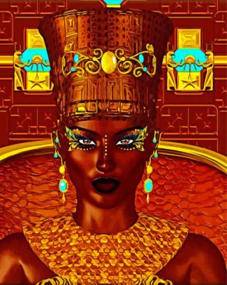 Nubian Queen diamond painting