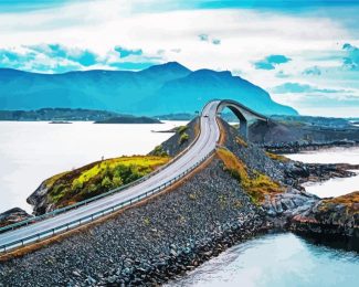 Ocean Atlantic Road diamond painting