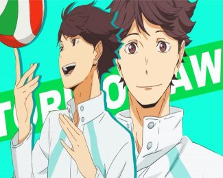 Oikawa Haikyuu Anime diamond painting