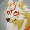 Okami Dog Anime diamond paintings diamond painting