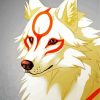 Okami Dog Anime diamond paintings diamond painting