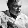 Old Ernest Hemingway diamond painting