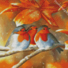 Old World Sparrows Birds diamond painting