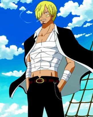 One Piece Vinsmoke Sanji diamond painting