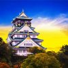 Osaka Castle Japan diamond painting