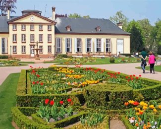 Parc De Orangerie Strasbourg France diamond painting