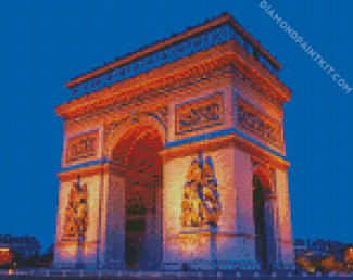 Paris Arc De Triomphe diamond painting