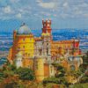 Park And National Palace Of Pena Sintra Building diamond painting