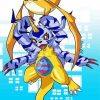 Patamon And Gabumon diamond painting