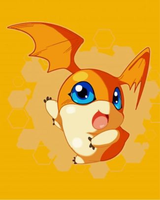 Patamon diamond painting