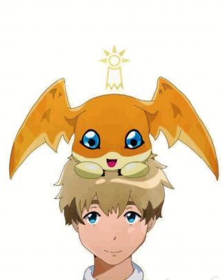 Patamon Digimon Anime diamond painting