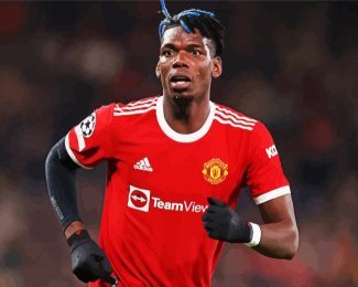 Paul Pogba Soccer Player diamond painting