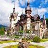 Peles Castle Sinaia diamond painting