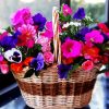 Petunia Basket diamond painting