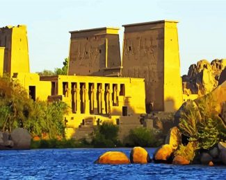 Philae Aswan Egypt diamond painting