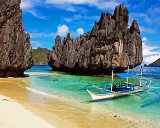 Philippines Palawan Island diamond painting