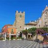 Piazza IX Aprille Taormina diamond painting