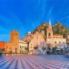 Piazza IX Aprille Taormina diamond painting