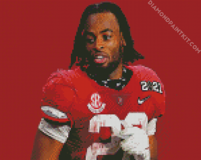 Pittsburgh Steelers Najee Harris diamond painting