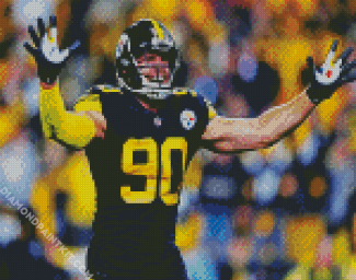 Pittsburgh Steelers Trent Jordan diamond painting