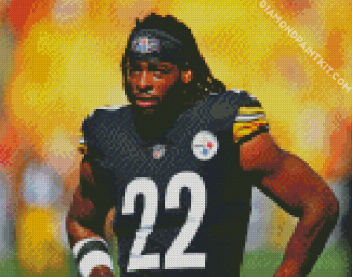 Pittsburgh Steelers Player Najee Harris diamond painting