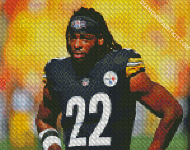 Pittsburgh Steelers Player Najee Harris diamond painting