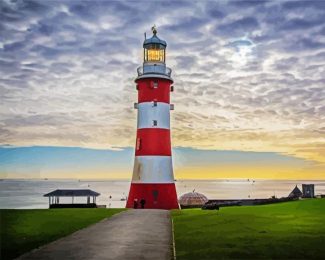 Plymouth Hoe Park diamond painting