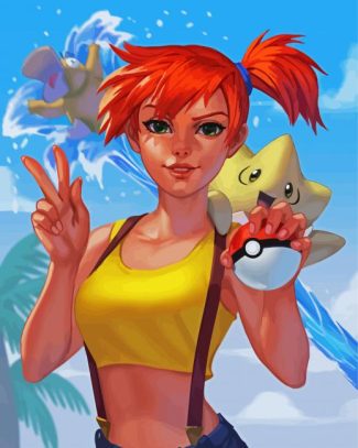 Pokemon Misty Art diamond painting