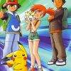 Pokemon misty And Friends diamond painting