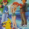 Pokemon misty And Friends diamond painting