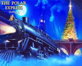 Polar Express Train Ride Diamond painting