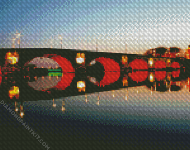 Pont Neuf Bridge Toulouse diamond painting