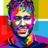 Pop Art Neymar diamond painting