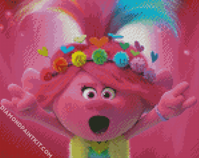 Poppy Trolls diamond painting