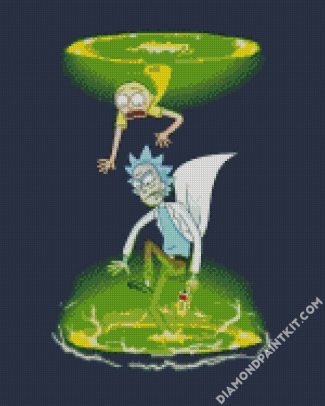 Portal Gun Rick And Morty diamond painting