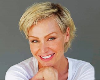 Portia De Rossi diamond painting