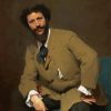 Portrait Of Carolus Duran By Sargent diamond painting