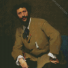 Portrait Of Carolus Duran By Sargent diamond painting