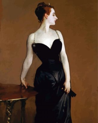 Portrait Of Madame X By John Singer Sargent diamond painting