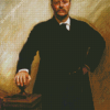 Portrait Of Theodore Roosevelt By Sargent diamond painting