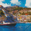 Positano Italy Seascape diamond painting